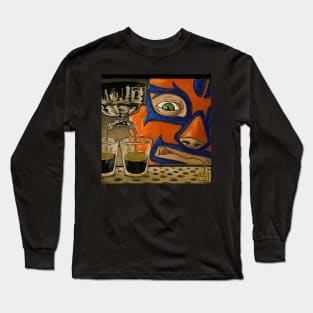 Luchador Espresso Gold Long Sleeve T-Shirt